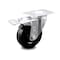 Service Caster 4 Inch Phenolic Wheel Swivel Top Plate Caster with Total Lock Brake SCC SCC-TTL20S414-PHR - alternate 1